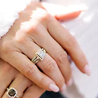 Bilde nummer 3 av Elizabeth diamantring i 585 gult gull 1,00 ct