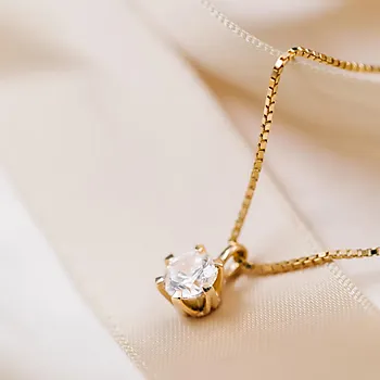 Bilde nummer 3 av Contessa LAB diamantanheng i 585 gult gull 1,00 ct