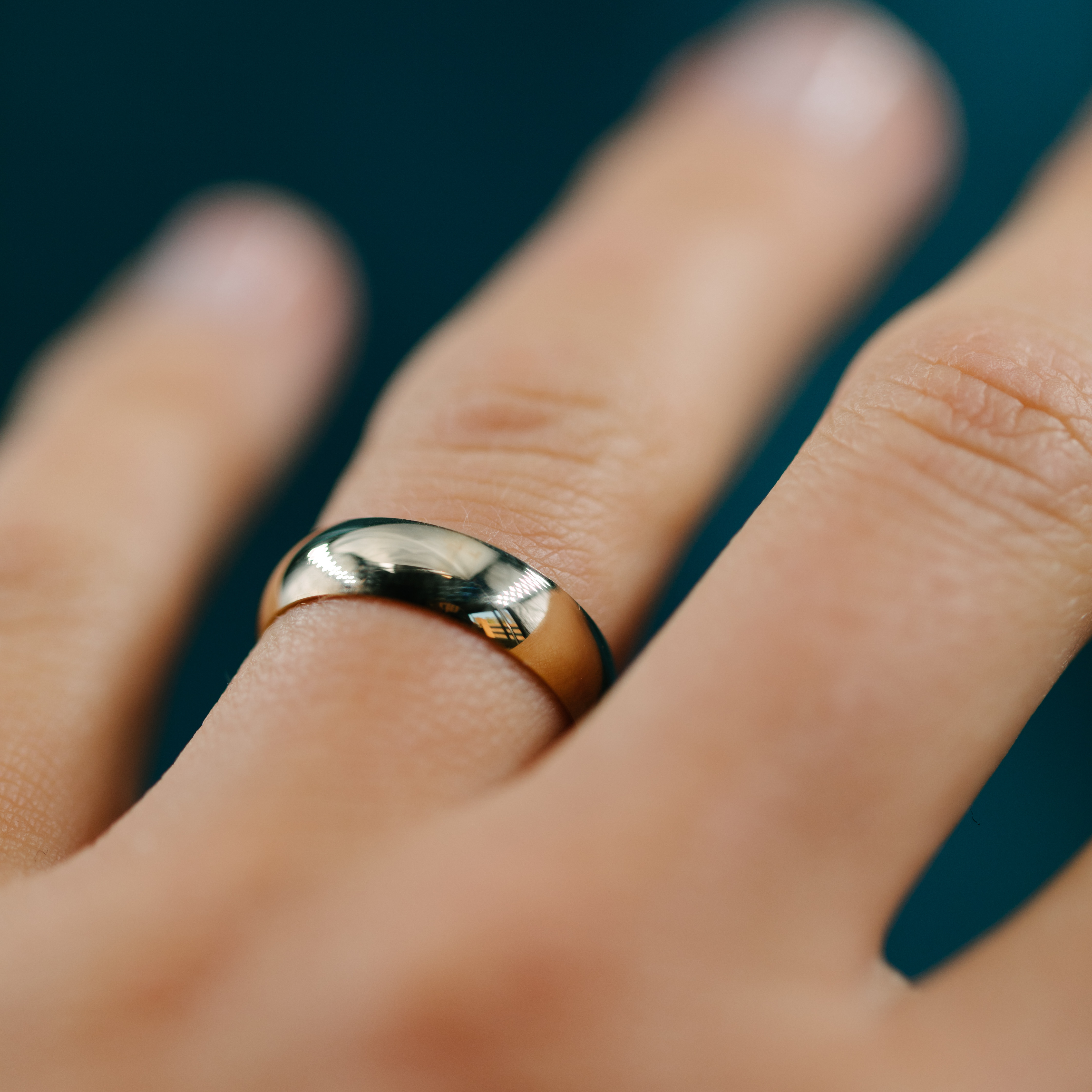 Bilde nummer 2 av Giftering i 585 gult gull | 5 mm bredde