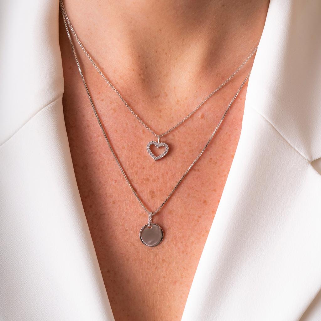 Bilde nummer 2 av Pan Jewelry, Smykke i 925 rhodinert sølv med zirkonia plate