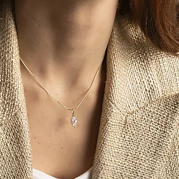 Bilde nummer 4 av Pan Jewelry, Anheng i 585 gult gull med zirkonia