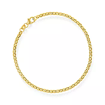 Armbånd i 585 gult gull, 19 cm