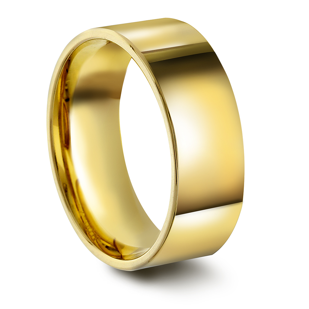 Giftering i 585 gult gull | 7 mm bredde