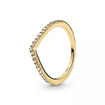 Pandora Timeless, Ring i 925 forgylt sølv med zirkonia
