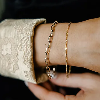 Bilde nummer 3 av Armbånd i 375 gult gull