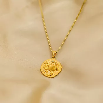 Bilde nummer 4 av Pan Jewelry, Smykke i 925 forgylt sølv med zirkonia og Skorpionen
