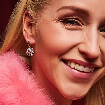 Bilde nummer 3 av Shine øreringer i 925 forgylt sølv