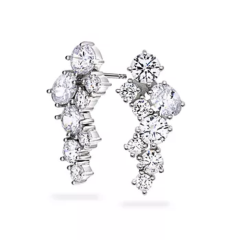 Pan Jewelry, Øredobber i 925 sølv med zirkonia