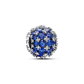 Pandora Moments, Charm i 925 sølv med blå farge