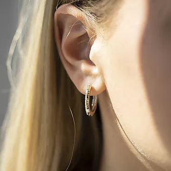Bilde nummer 4 av Pan Jewelry, Øreringer i forgylt sølv