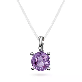 Pan Jewelry Drops, Anheng i 585 hvitt gull med syntetisk Alexandritt