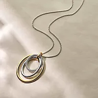 Bilde nummer 4 av Smykke i 925 forgylt sølv med zirkonia