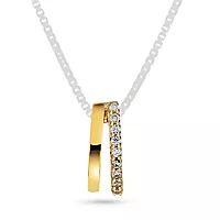 Pan Jewelry, Anheng i 585 gult gull med zirkonia