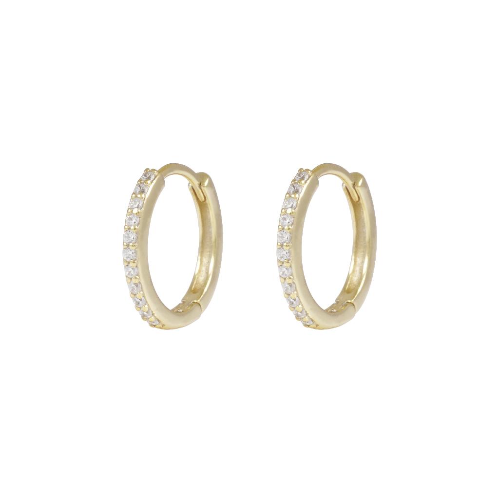 Snö Of Sweden Siri Thin Hoop Earring Gold Onesize