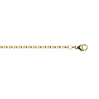 Ankerkjede i 925 double 2,1 mm, 45-50 cm