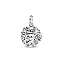 Charms i 925 sølv med delfin