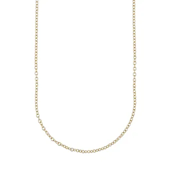 Essential anker kjede i forgylt messing, 50 cm