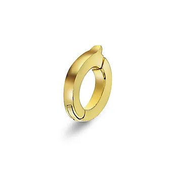 Hooked charmlås i 925 forgylt sølv