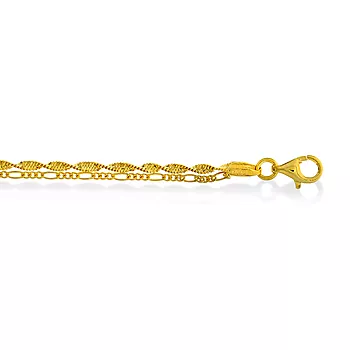 Pan Jewelry, Kjede i forgylt 925 sølv, 60 cm