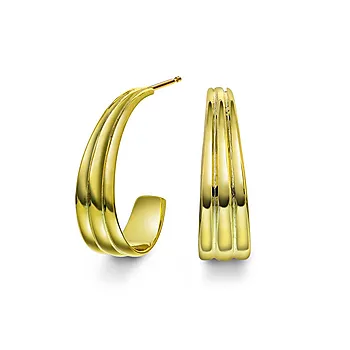 Pan Jewelry, Athens Aura øreringer i forgylt 925 sølv