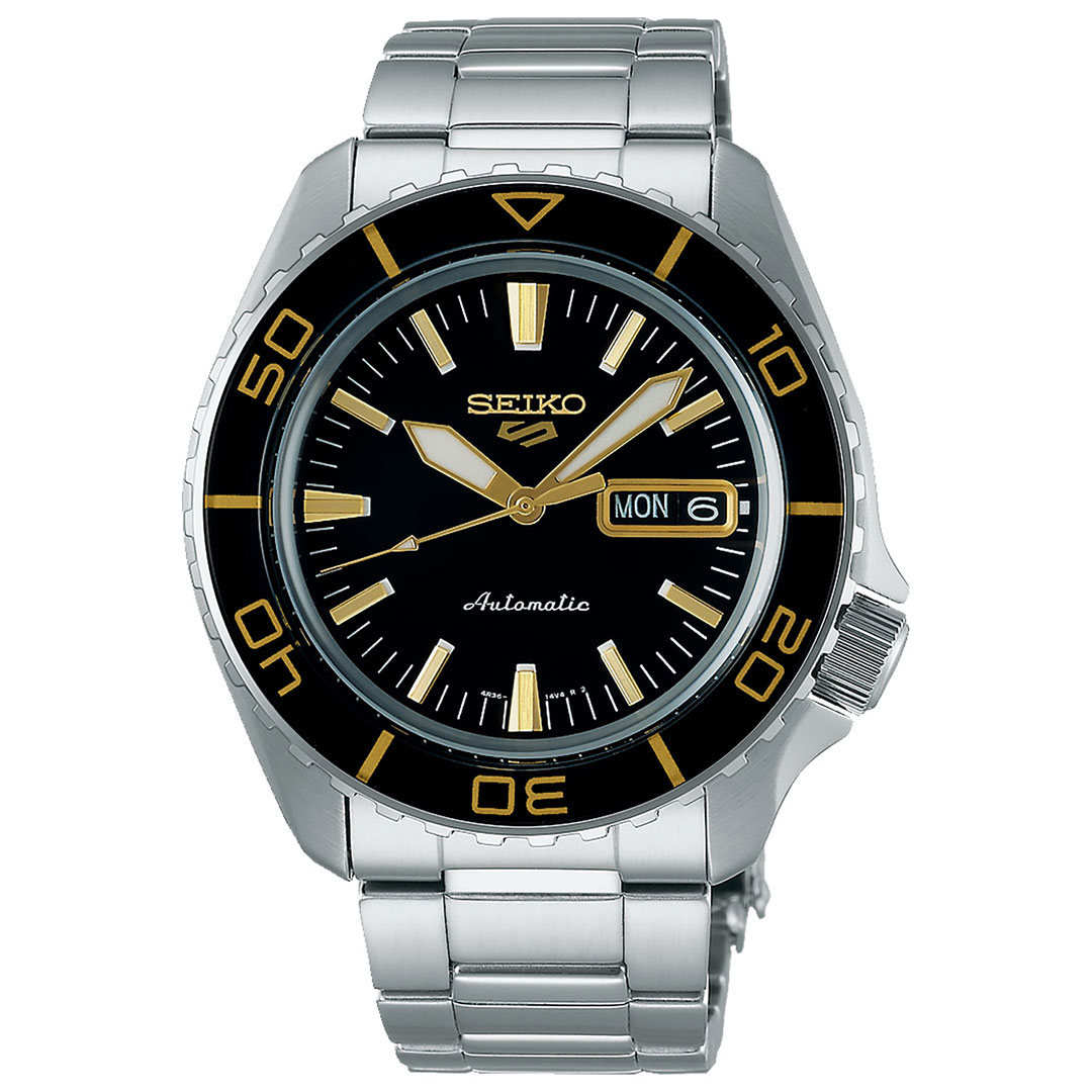 Seiko, 5 Sport Automatic herreklokke med stållenke