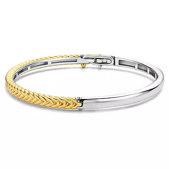 Bilde nummer 2 av Ti Sento, Armbånd i forgylt 925 sølv med flettet design