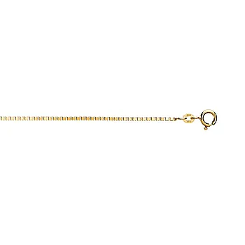 Bilde nummer 2 av Pan Jewelry, Veneziansk kjede i 585 gult gull 1,5 mm, 42-90 cm
