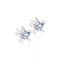 Blomdahl, Øredobber i medisinsk plast med klare Swarovski krystaller