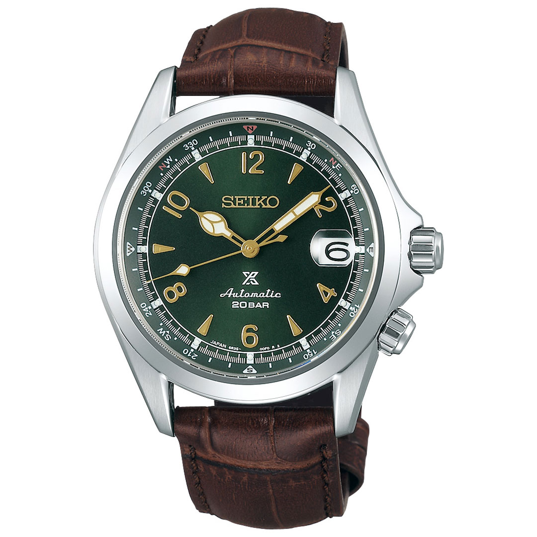 Seiko, Prospex Alpinist Automatic herreklokke med brun skinnrem