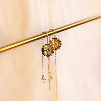 Bilde nummer 4 av Pan Jewelry, Armbånd i 925 forgylt sølv med zirkonia og teksten "Alt blir bra"