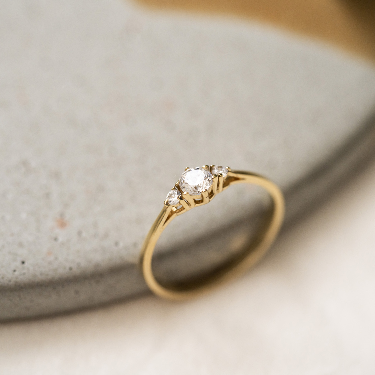 Bilde nummer 4 av Pan Jewelry, Ring i 585 gult gull med zirkonia