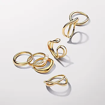 Bilde nummer 3 av Pandora Essence, Ring i 925 forgylt sølv