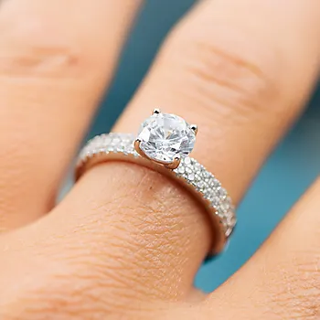 Bilde nummer 3 av Drømmering i 925 sølv med zirkonia