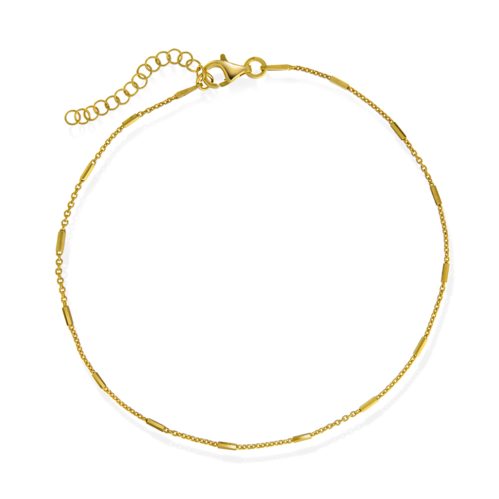 Bilde nummer 2 av Pan Jewelry, Ankelkjede i 925 forgylt sølv, 25 cm