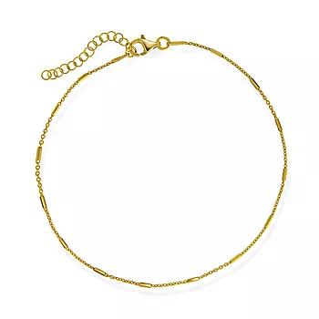 Bilde nummer 2 av Pan Jewelry, Ankelkjede i 925 forgylt sølv, 25 cm