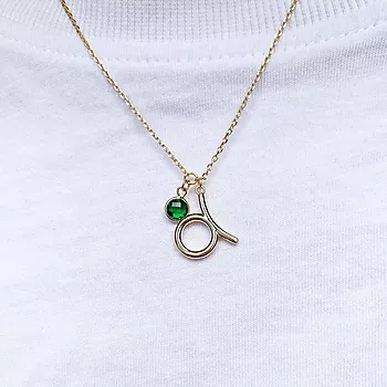 Bilde nummer 3 av Pan Jewelry, Smykke i 925 forgylt sølv med zirkonia og horoskop Tyren