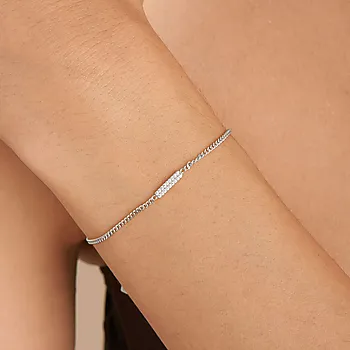 Bilde nummer 3 av Ania Haie, Armbånd i 925 sølv med zirkonia