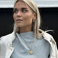 Bilde nummer 2 av Starlight øredobber i forgylt stål