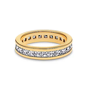 Bilde nummer 4 av Ring i forgylt med zirkonia