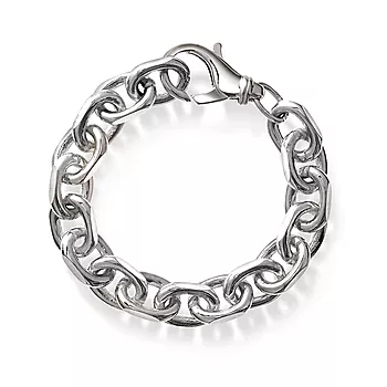 Pan Jewelry, Anker armbånd i 925 sølv, 21 cm