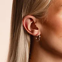 Bilde nummer 2 av Cat øreringer i forgylt messing