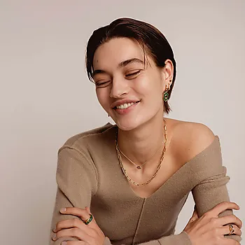 Bilde nummer 2 av Kjede i 925 forgylt sølv