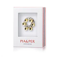 Bilde nummer 3 av Barnesølje i 830 hvitt og forgylt sølv