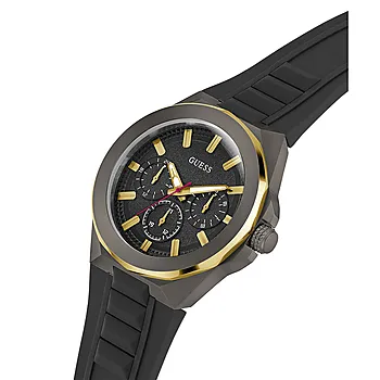 Bilde nummer 2 av Guess, Sport herreklokke med sort silikonrem