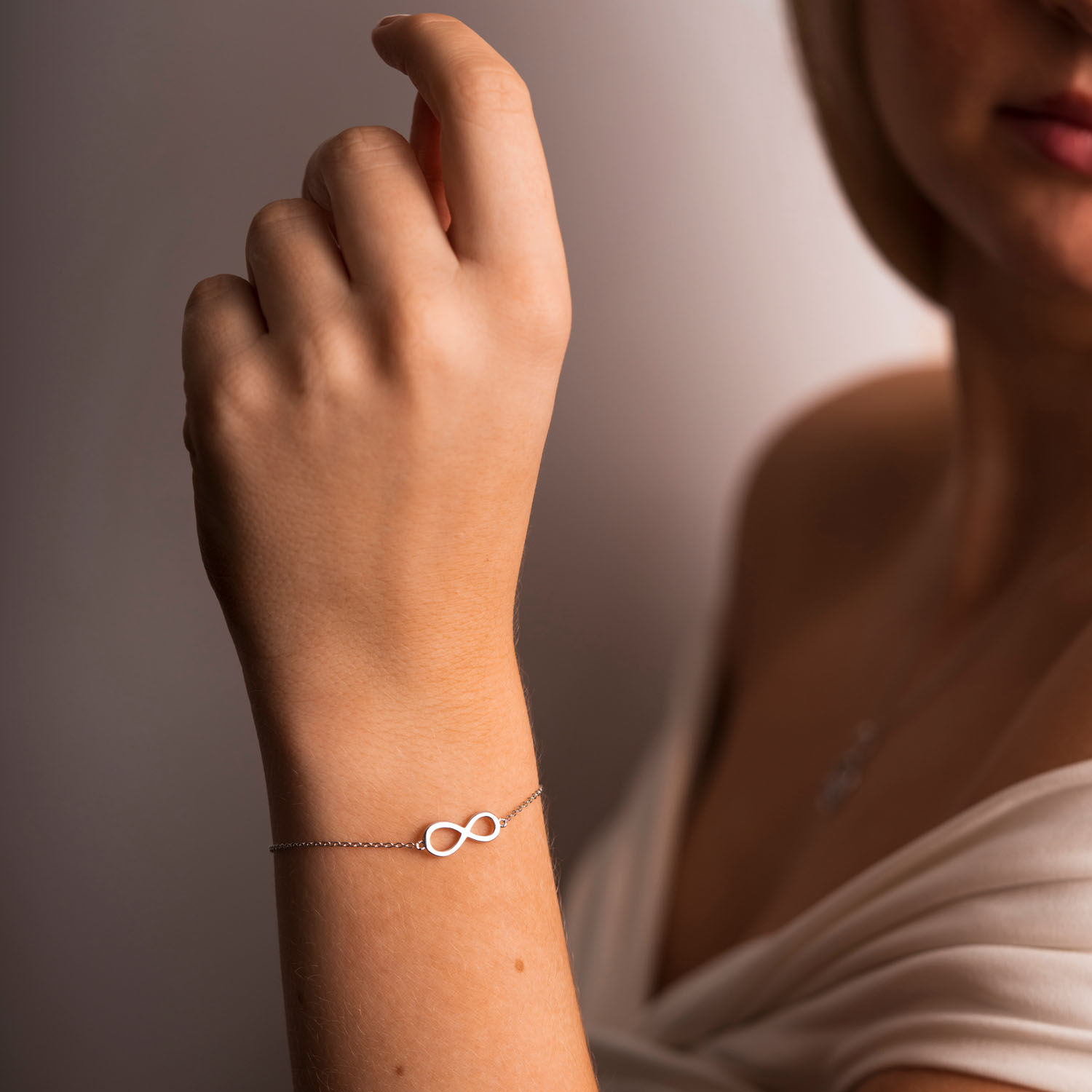 Bilde nummer 2 av Pan Jewelry, armbånd i 925 sølv med evighetstegn