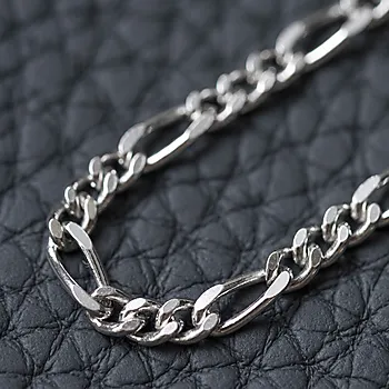 Bilde nummer 3 av Pan Jewelry, Figaro kjede i rhodinert 925 sølv 2,8 mm, 60 cm