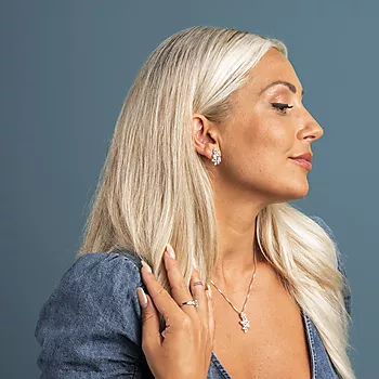 Bilde nummer 3 av Pan Jewelry, Øredobber i 925 sølv med zirkonia