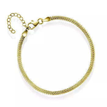 Bilde nummer 2 av Pan Jewelry, Armbånd i forgylt 925 sølv, 19 cm