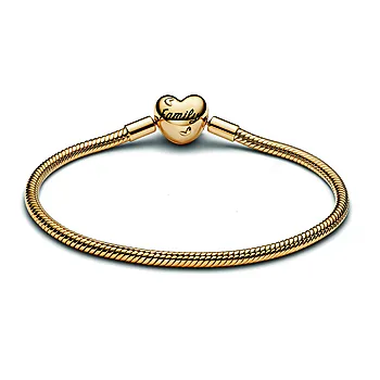 Bilde nummer 3 av Pandora Moments, Armbånd i  925 forgylt sølv med hjerte