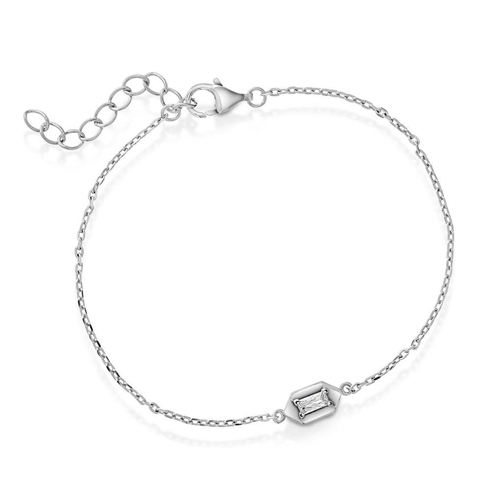Pan Jewelry, Armbånd i 925 sølv med zirkonia